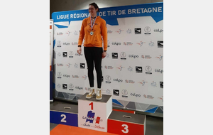 Aël LE PENE Championne de Bretagne - Carabine 10 mètres Dames 1.